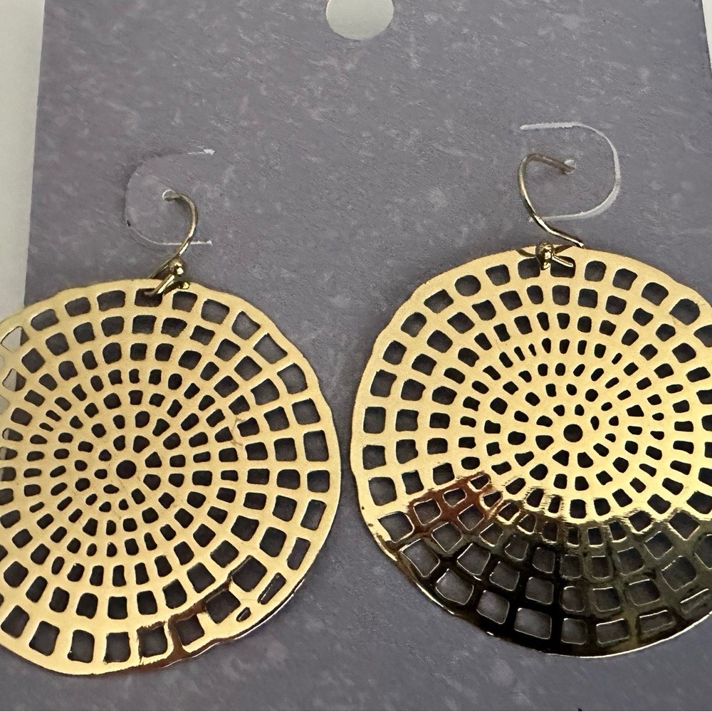 Elegant Gold Dangle Earrings